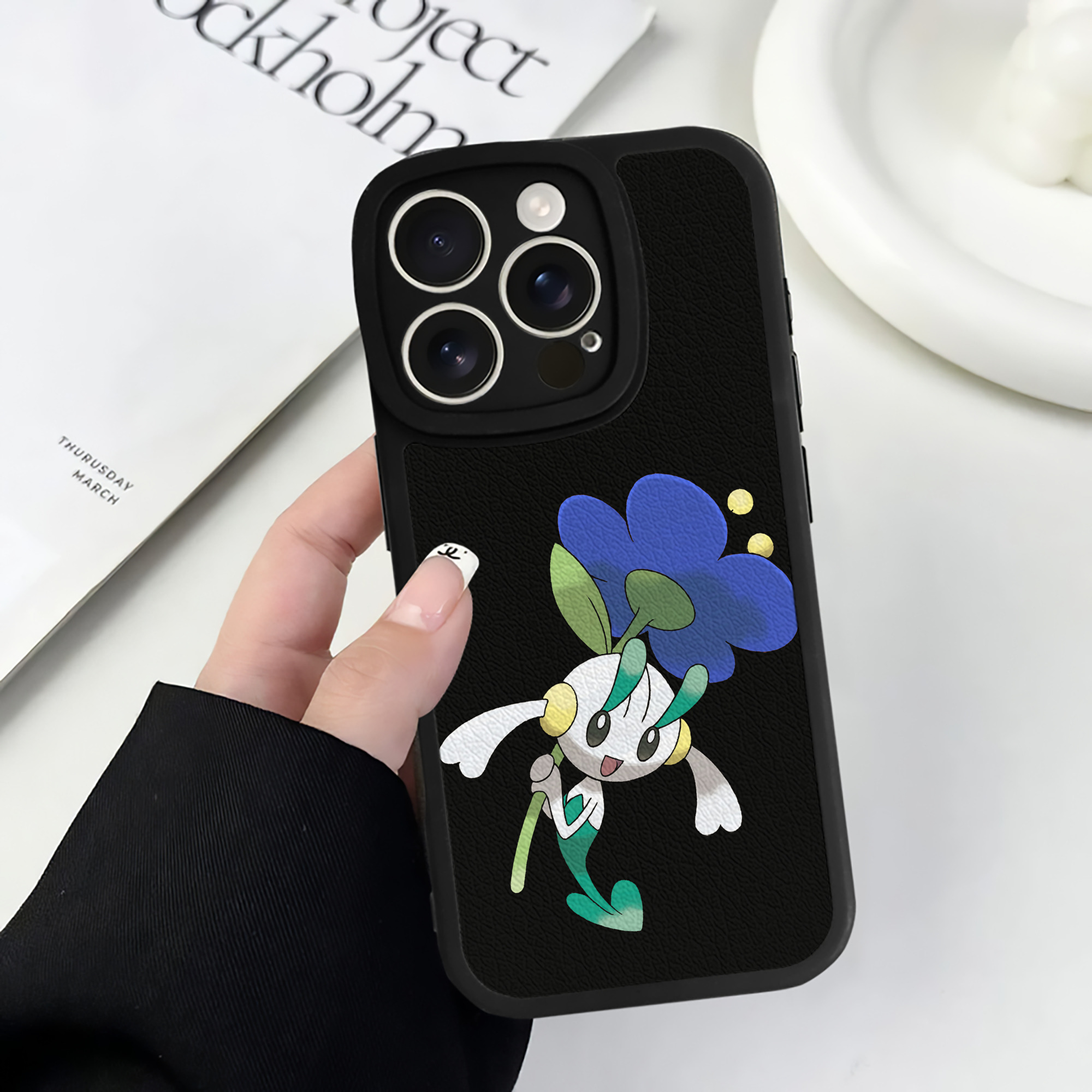 （画像用） ポケットモンスター Pokémon 【iPhone 16シリーズ対応】シリコンスマホケース（レザー調） 材質：シリコン